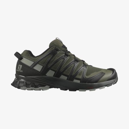 Salomon XA PRO 3D v8 Mens Hiking Shoes Olive UK CZUD